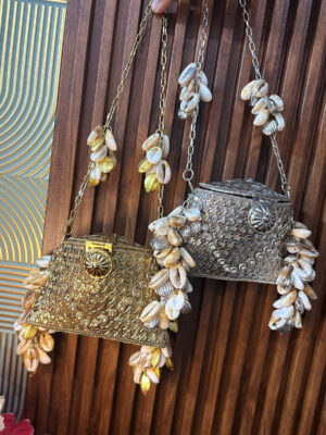 Sagarika Mini Brass Clutch