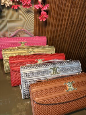 Verona Woven Clutch